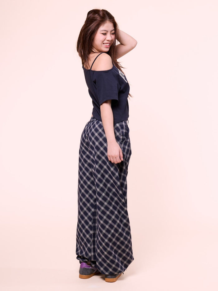 LOTTIE, One Shoulder Tee - 8f6-eveningblue