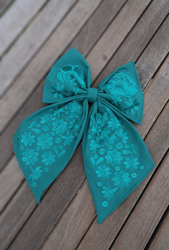 One tone Mexican Embroidery Bow