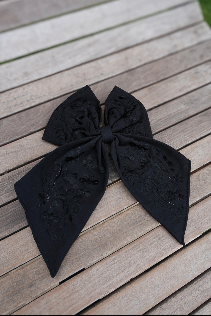 One tone Mexican Embroidery Bow
