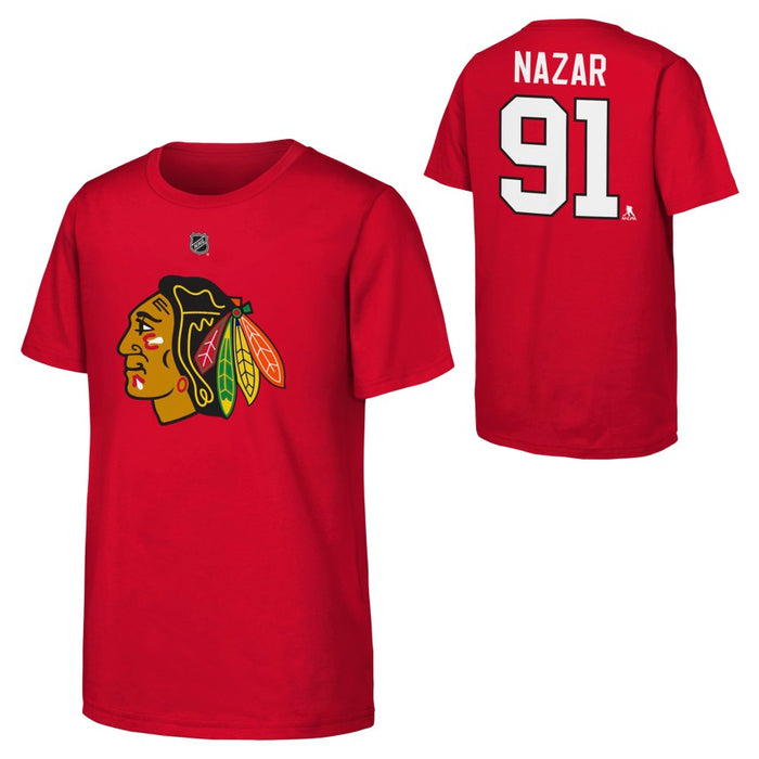 Outerstuff Frank Nazar Chicago Blackhawks Youth Player Tee