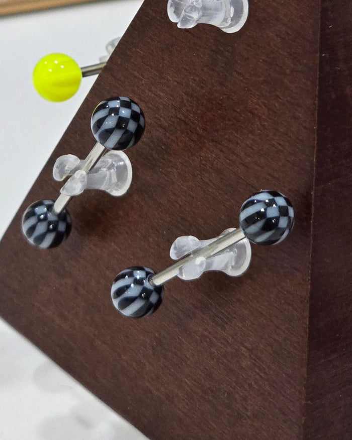 Painful Pleasures Multi-Color 14G Surgical Steel Nipple Rings Set of 3