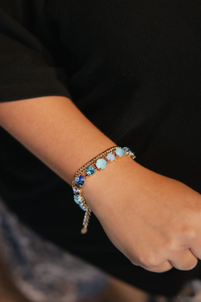 Paris After Dark Bracelet 8/10MM in Turquoise Mix - Macoma Boutique315 Jewelry