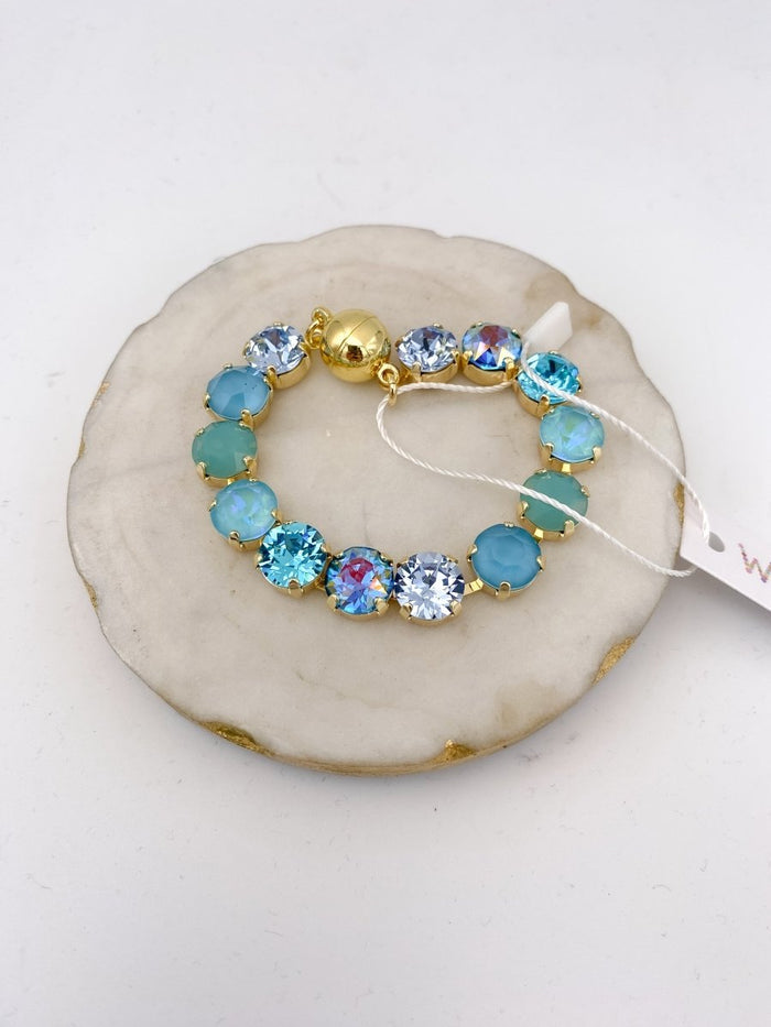 Paris After Dark Bracelet 8/10MM in Turquoise Mix - Macoma Boutique315 Jewelry