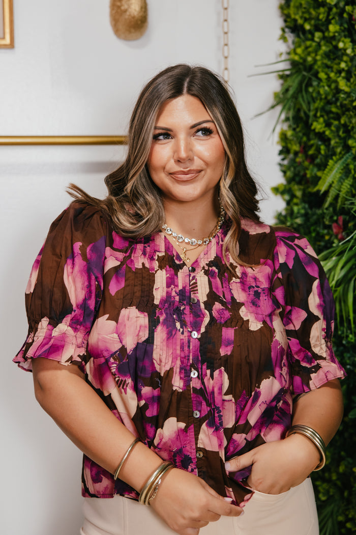 Plum Petal Top