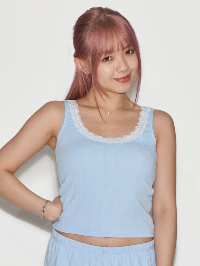 Pointelle Tank Top