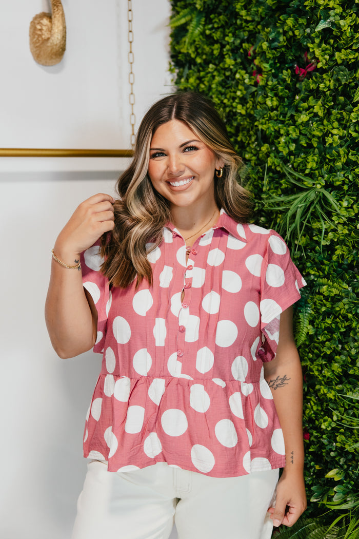 Polka Party Top
