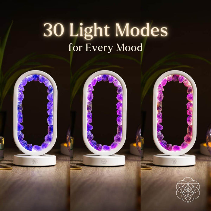 Portal to Peace - Amethyst Lamp of Stress Relief -  - Lamp