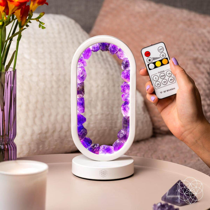 Portal to Peace - Amethyst Lamp of Stress Relief -  - Lamp