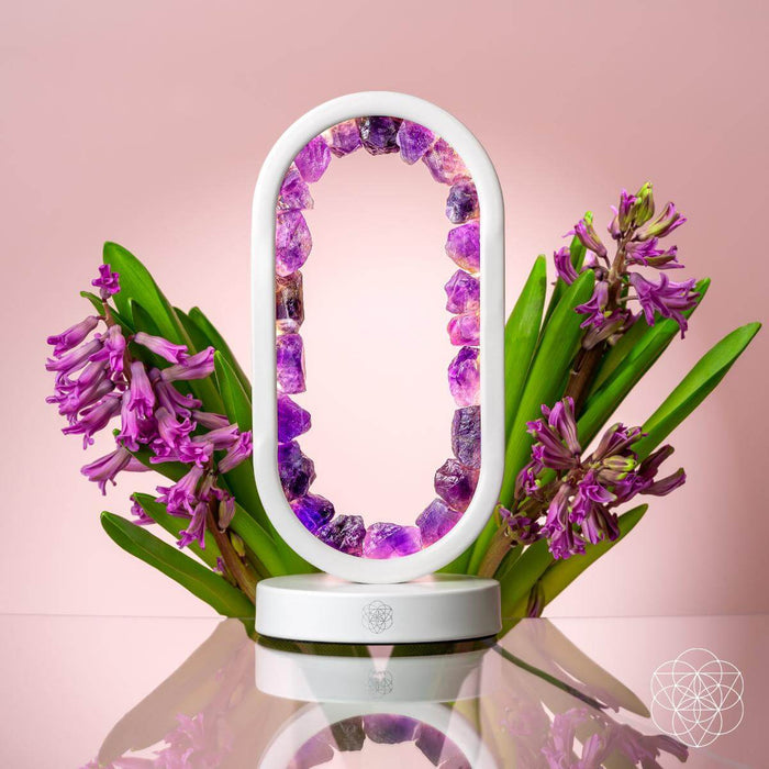 Portal to Peace - Amethyst Lamp of Stress Relief -  - Lamp