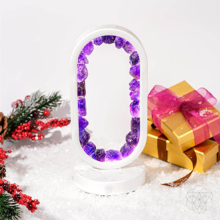Portal to Peace - Amethyst Lamp of Stress Relief -  - Lamp