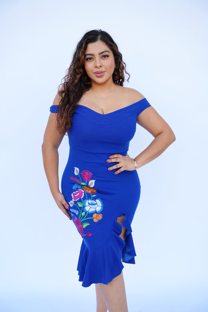Primorosa Dress Blue