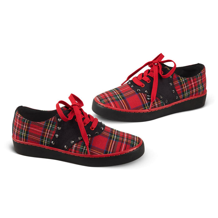 Rebel Tartan Casual Sneaker -  - Sneakers
