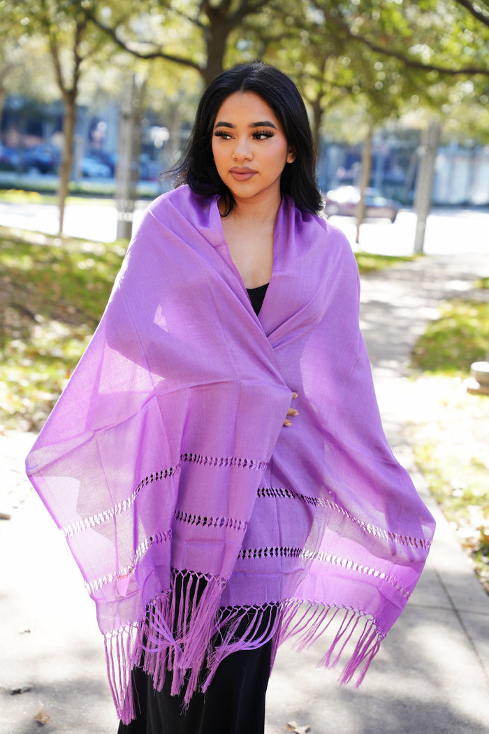 Rebozo Seda Solid
