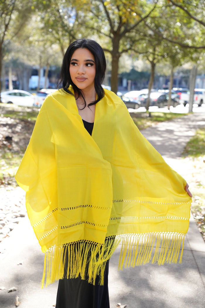 Rebozo Seda Solid