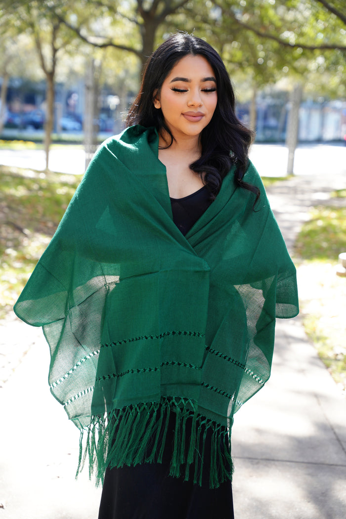 Rebozo Seda Solid
