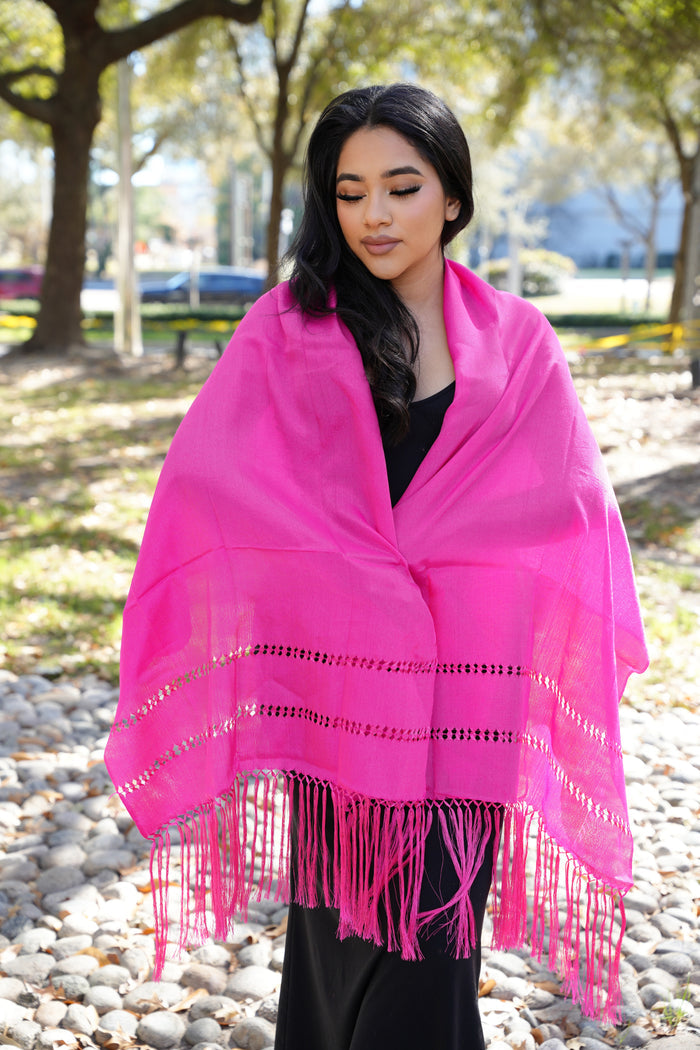 Rebozo Seda Solid