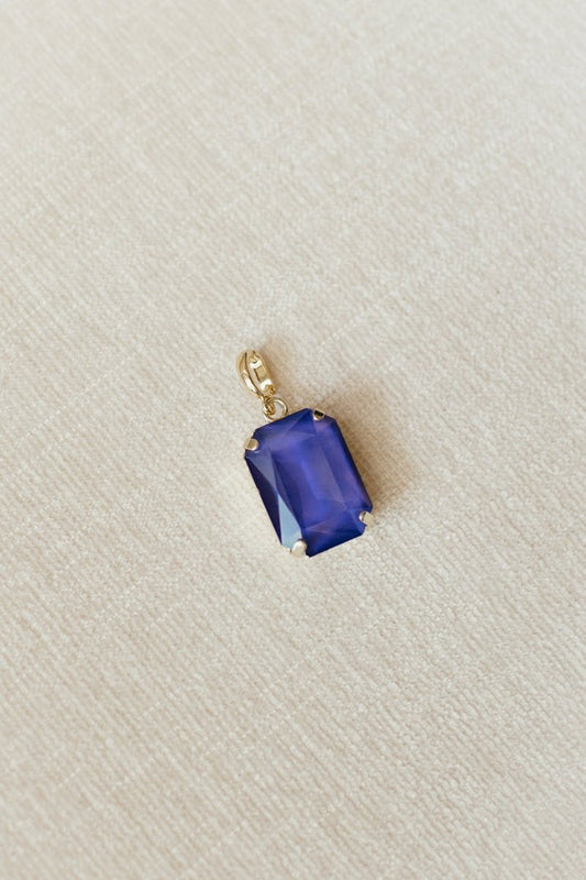 Rectangular Charm in Lavender - Macoma Boutique315 Jewelry