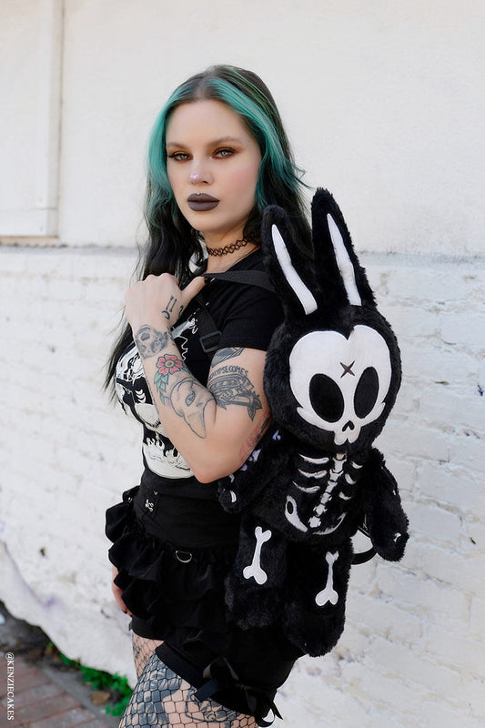 RIP Rabbit Plush Backpack -  - Backpack