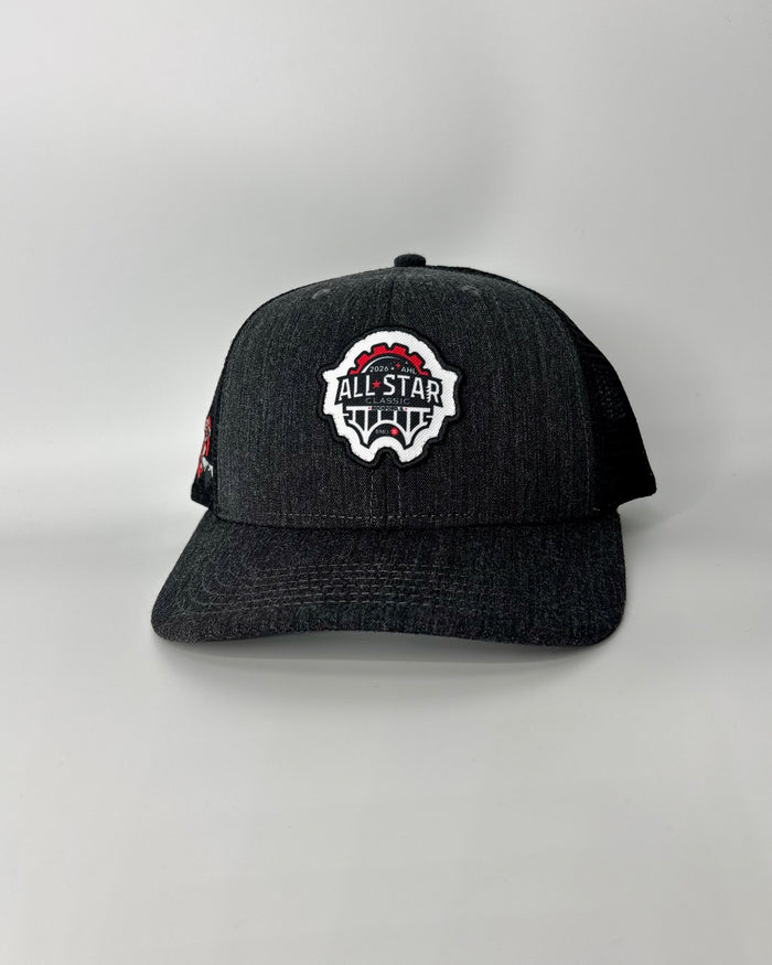 Rockford IceHogs All Star Legacy Mid-Pro Dark Charcoal Snapback Hat