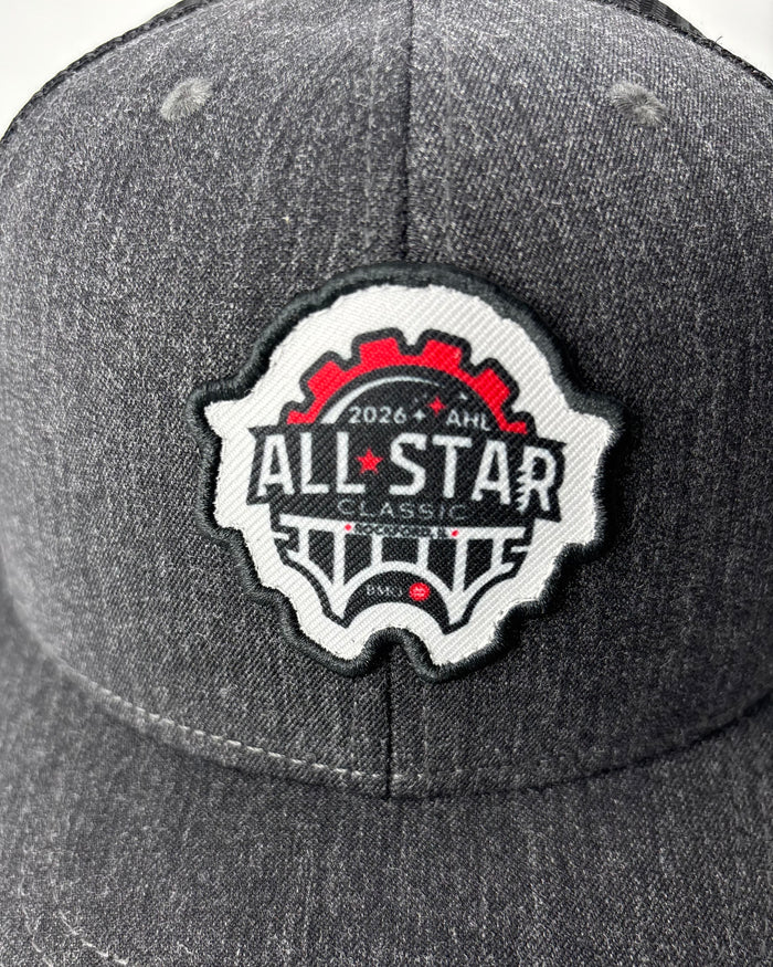 Rockford IceHogs All Star Legacy Mid-Pro Dark Charcoal Snapback Hat