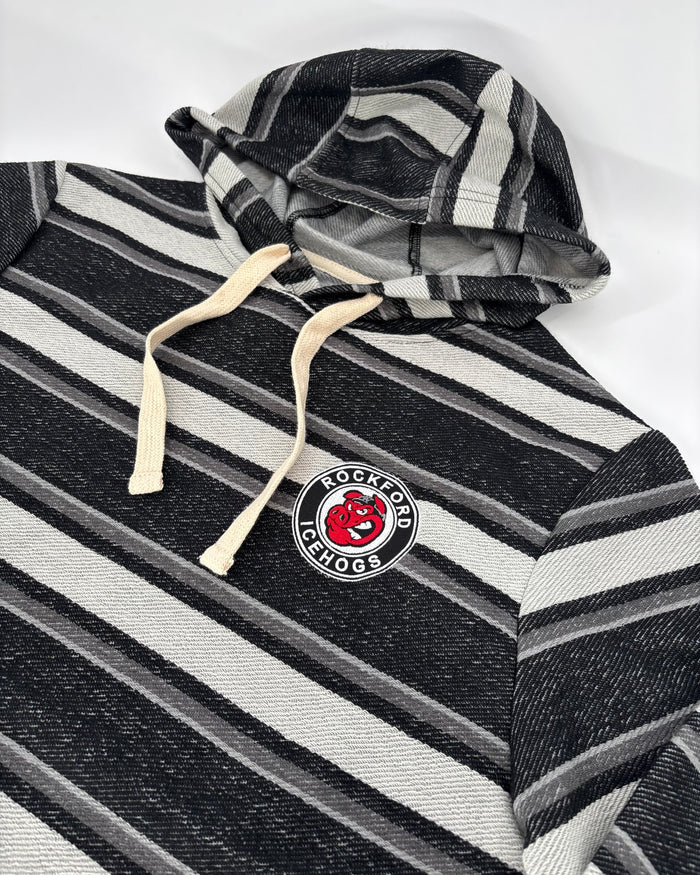 Rockford IceHogs Colosseum Striped Pullover Hoodie