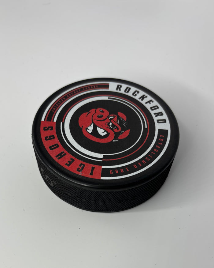 Rockford IceHogs Engine Puck