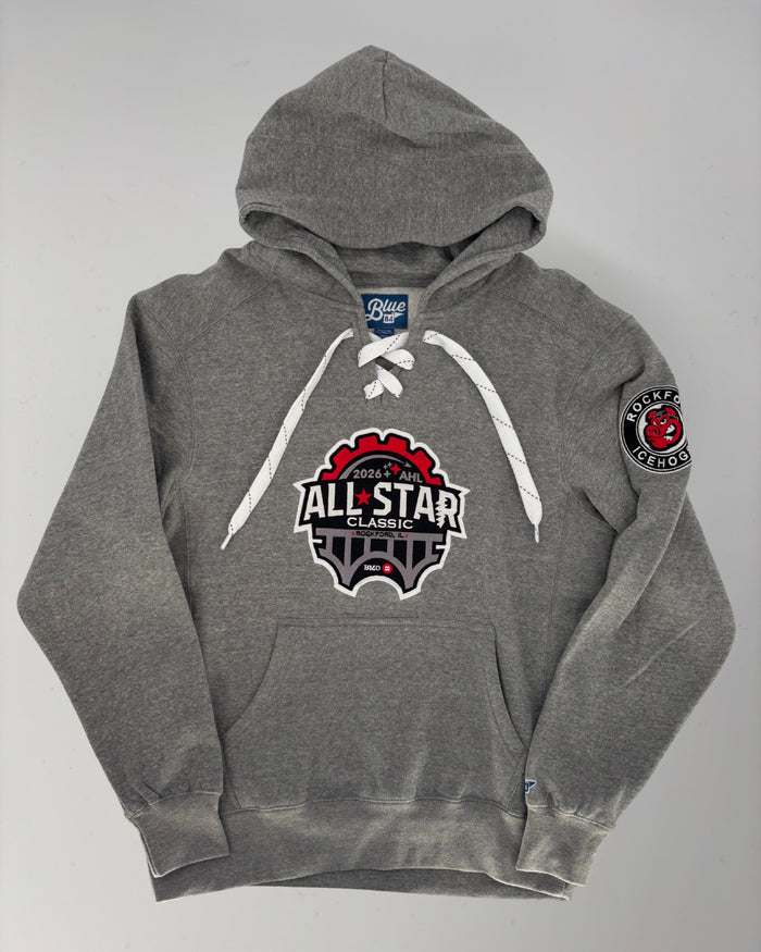 Rockford IceHogs Graphite All Star Laced Hoodie