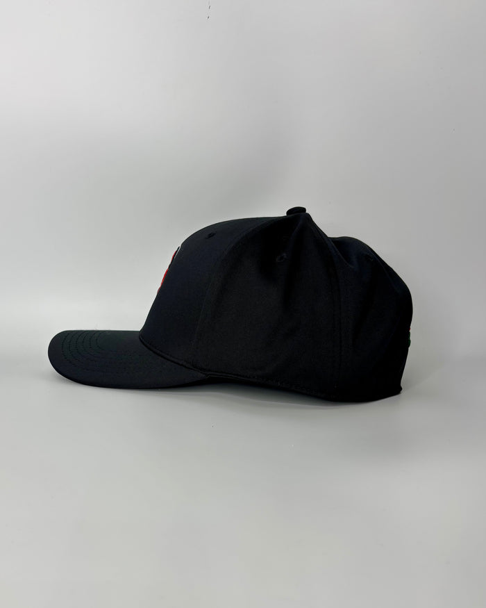 Rockford IceHogs Legacy Cool Fit Stretch Hat with Blackhawk logo on back