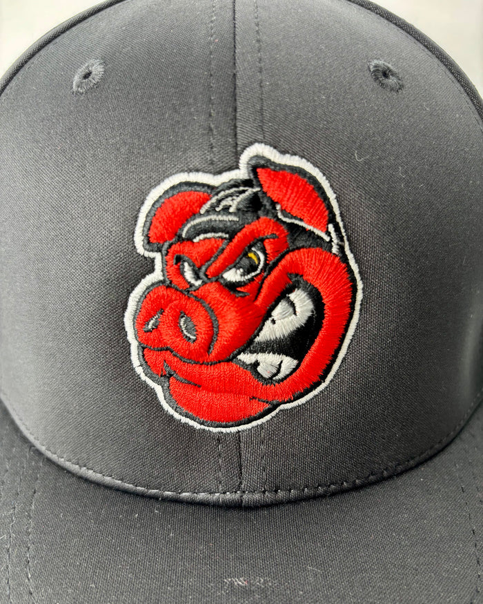 Rockford IceHogs Legacy Cool Fit Stretch Hat with Blackhawk logo on back