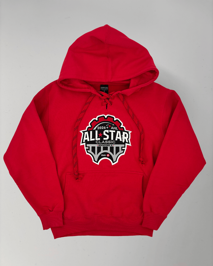 Rockford IceHogs Red All Star Laced Hoodie