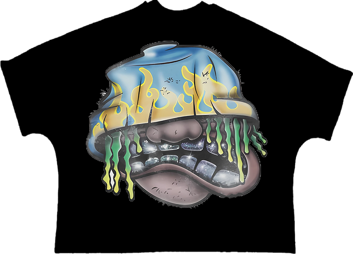 Rocky Oversized Crop Top - Super Max Heavyweight Streetwear Essential