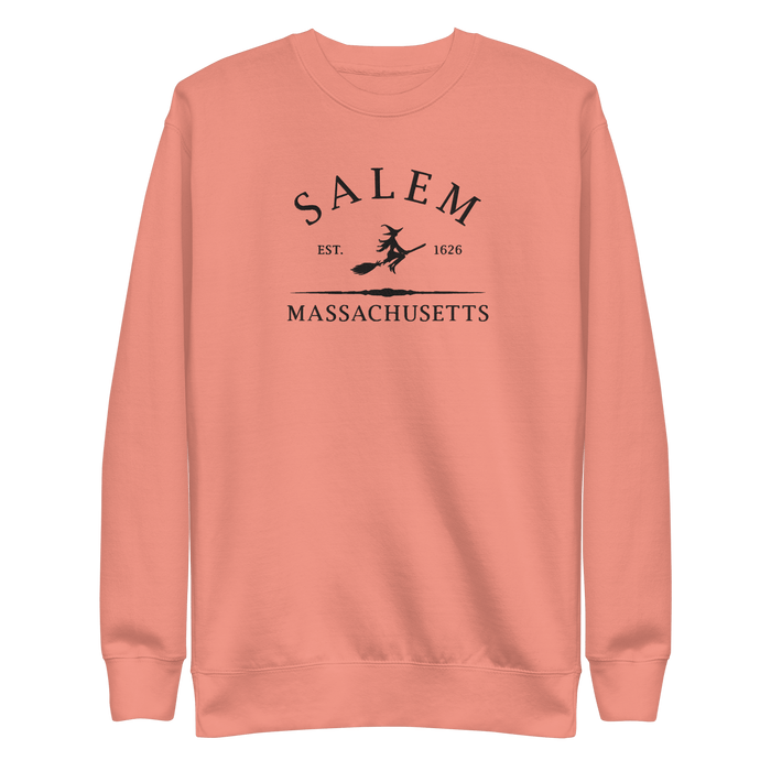 Salem Massachusetts Embroidered Sweatshirt