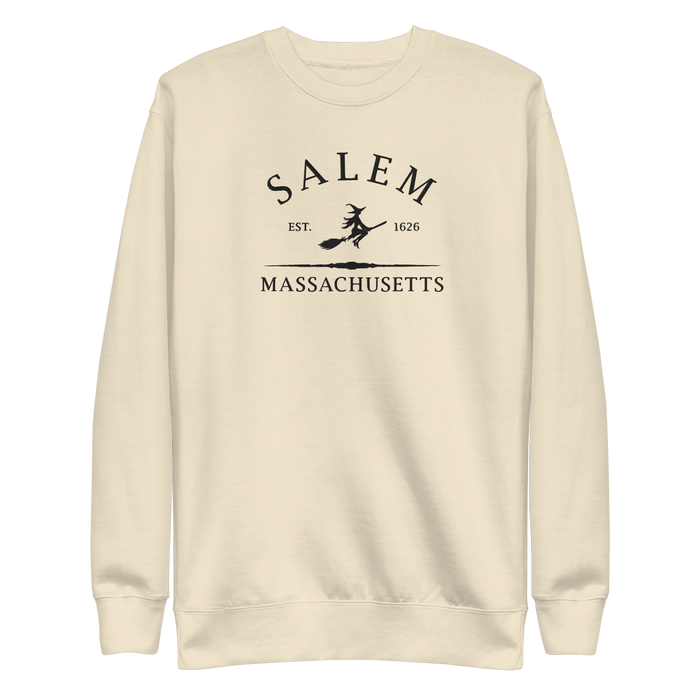 Salem Massachusetts Embroidered Sweatshirt
