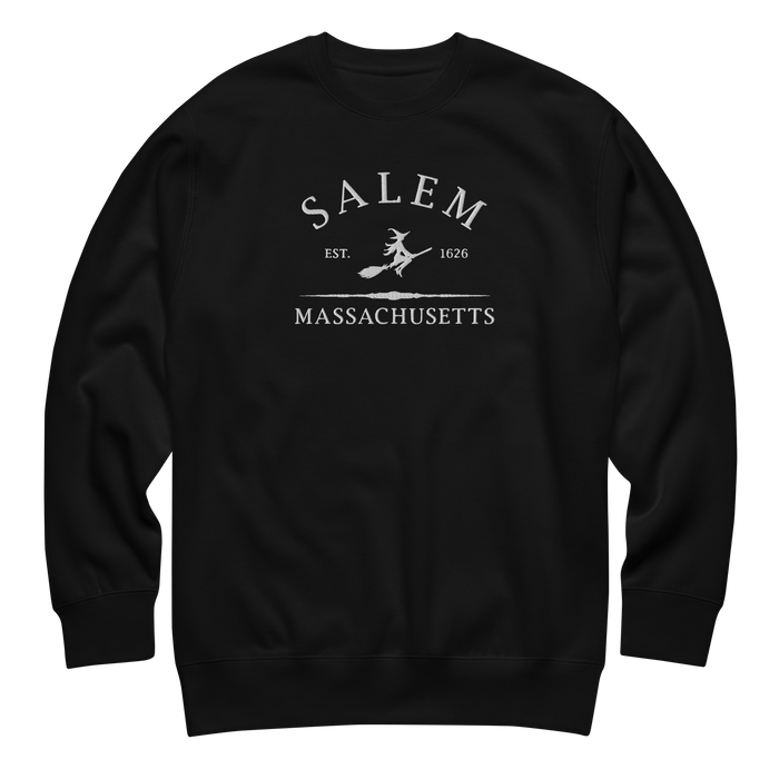 Salem Massachusetts Embroidered Sweatshirt