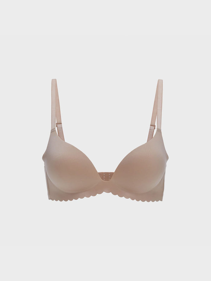 ANNABELL,  Seamless Wireless Push-up Bra - 8S6-Camel