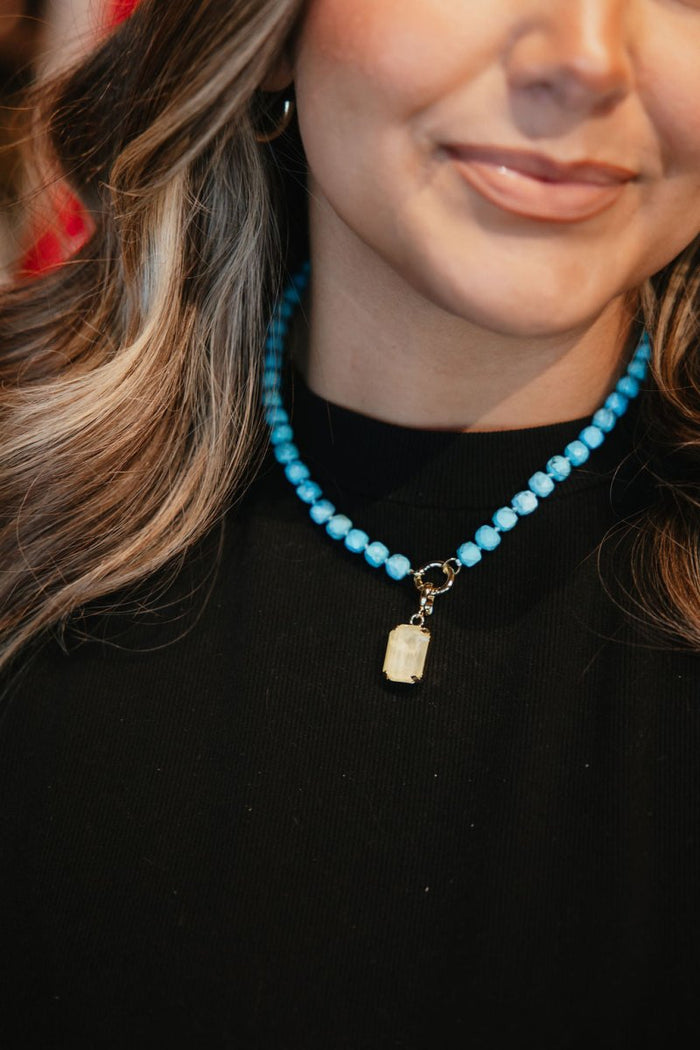 Small Rectangular Charm in Sun - Macoma Boutique315 Jewelry