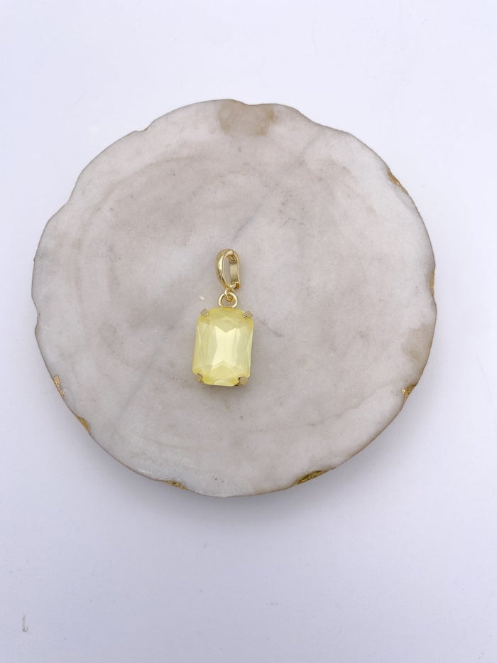 Small Rectangular Charm in Sun - Macoma Boutique310 Accessories/Jewelry