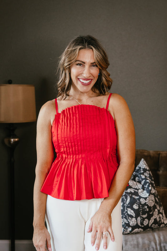 Sophisticated Spark Tank In Red