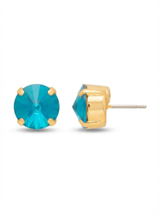 Sorrelli Caribbean Blue Opal London Stud Earrings - Macoma Boutique310 Accessories/Jewelry