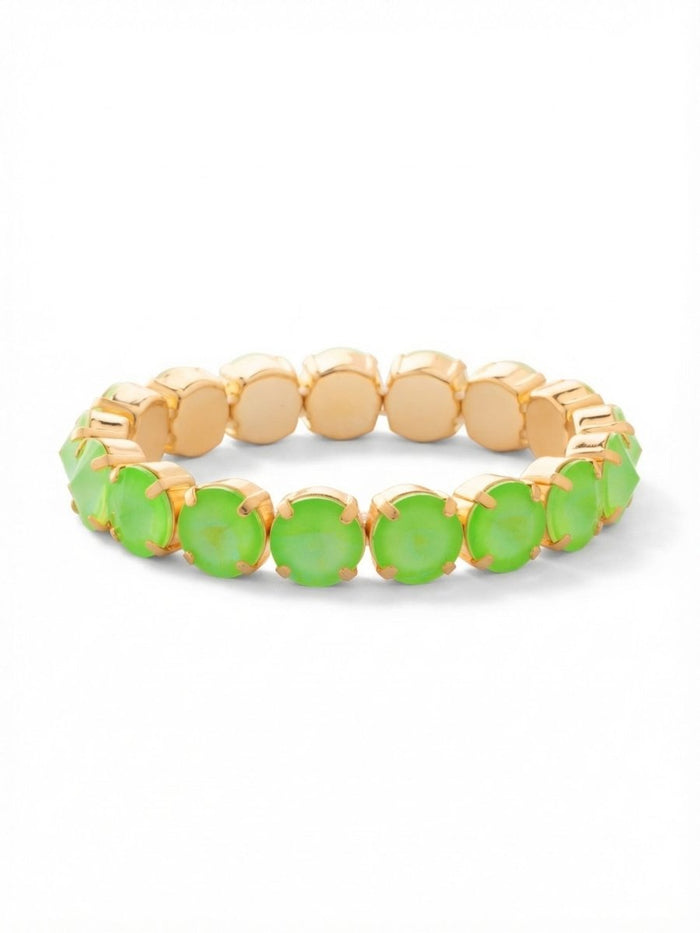 Sorrelli Electric Green London Stretch Bracelet - Macoma Boutique310 Accessories/Jewelry