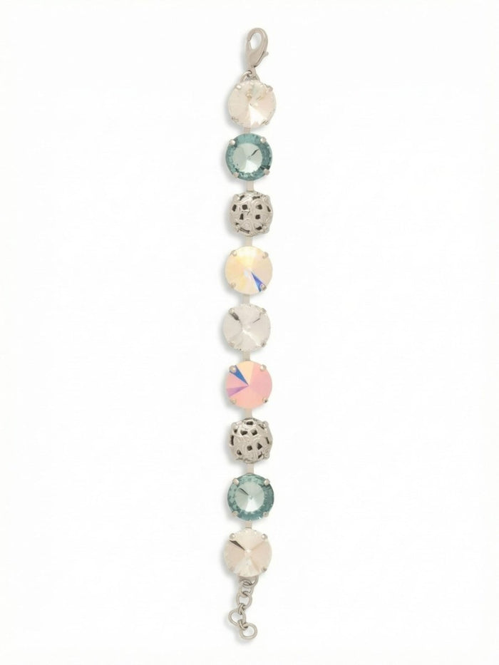 Sorrelli Rainbow Quartz Clementine Tennis Bracelet - Macoma Boutique315 Jewelry
