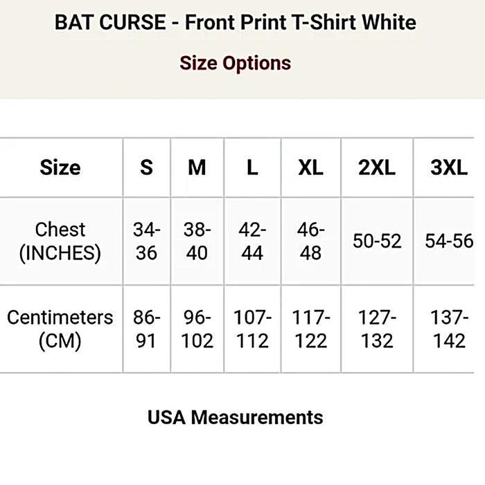 Horror Graphic Tee | Gothic Skull Bat Curse Men's White T-Shirt - Spiral Direct - Shirts