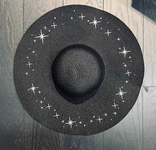 Floppy Sun Hat - XL Brim - Starry Night -  -