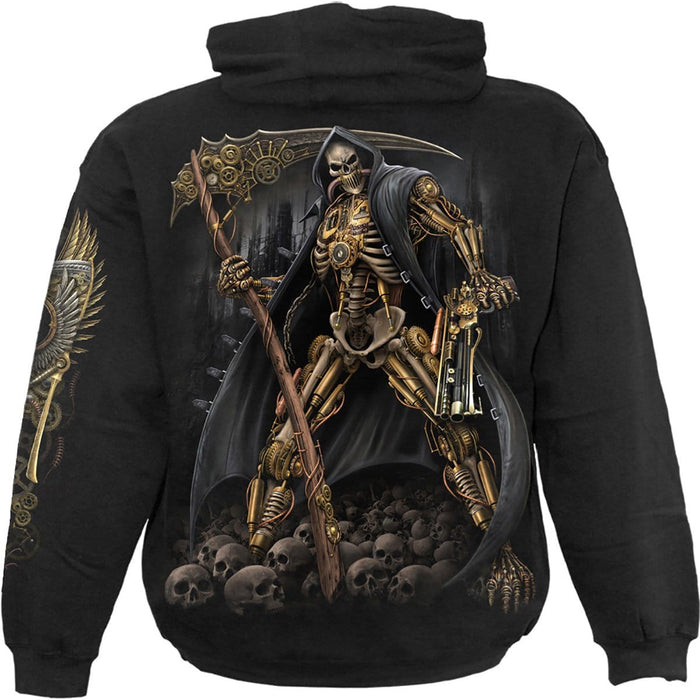 STEAMPUNK SKELETON Hoody Black - Gothic Steampunk Hoodie