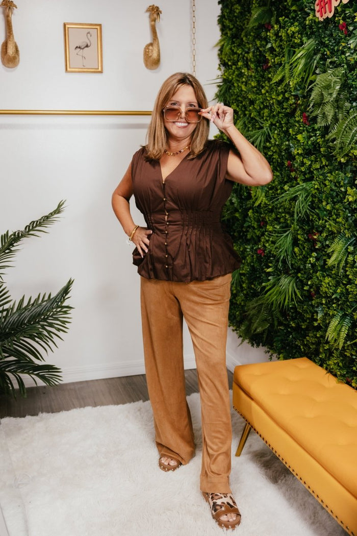 Suede Society Pants - Macoma Boutique210 Other Bottoms