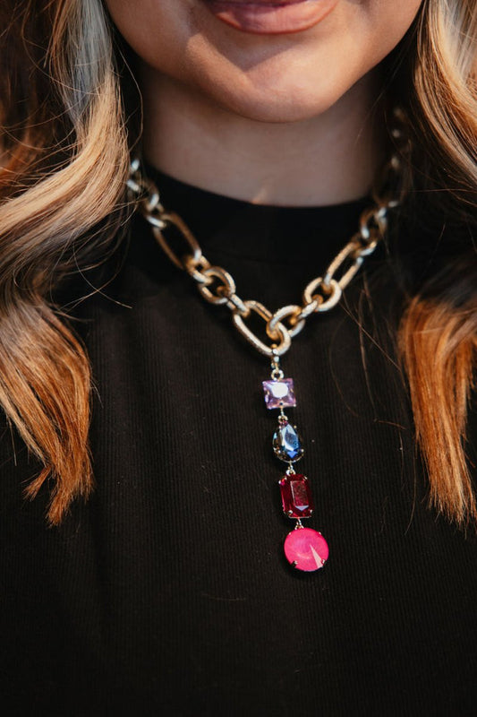 Sweet Sorbet Charm in Fuschia - Macoma Boutique315 Jewelry