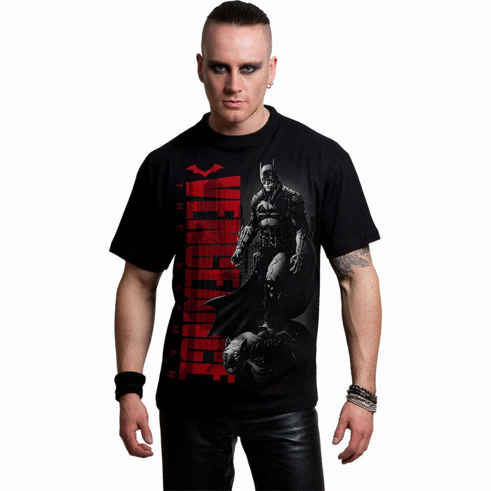 THE BATMAN - COMIC COVER - Front Print T-Shirt Black -  - T-Shirts