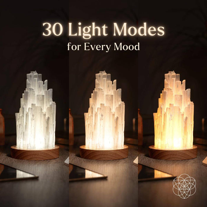 The Cleanse-All Selenite Lamp - 2 Pounds of Healing Power -  - Lamp