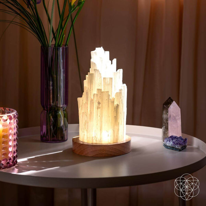 The Cleanse-All Selenite Lamp - 2 Pounds of Healing Power -  - Lamp