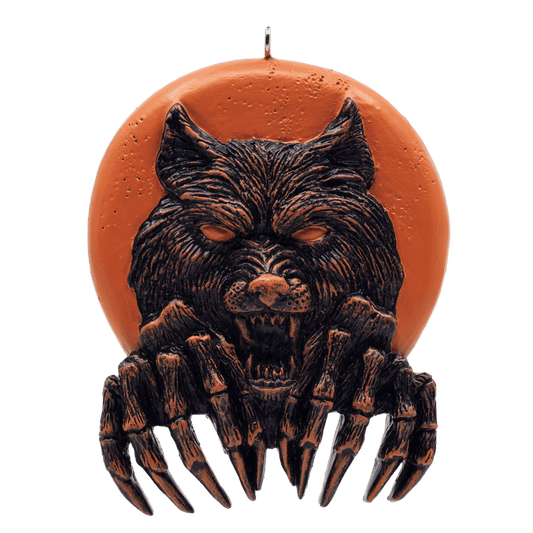 Tooth 'n' Nail Flatback Ornament - Werewolf Halloween Decoration - Full Moon Horror -  - Holiday Ornaments